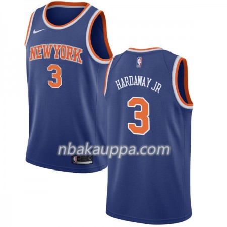 New York Knicks Tim Hardaway Jr 3 Nike 2017-18 Sininen Pelipaidat Swingman - Miesten